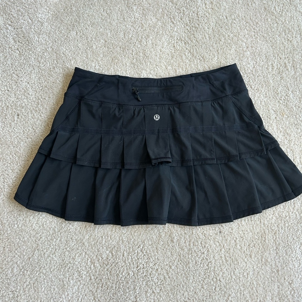 lululemon athletica Black Mini Skirt